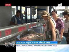 În postul Sfintei Marii, e dezlegare la peşte! În magazine, pieţe, dar şi în păstrăvăriile din ţară a fost plin de lume