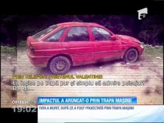 O adolescentă s-a stins în braţele prietenului ei, după un accident cumplit pe un drum din Vâlcea