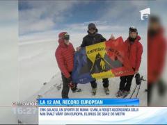 Un sportiv de doar 12 ani din Braşov a reuşit ascensiunea celui mai înalt vârf din Europa