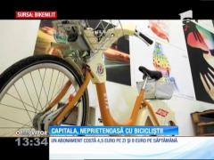 Capitala, neprietenoasă cu bicicliștii