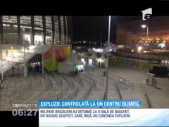 Explozie controlată la un centru olimpic