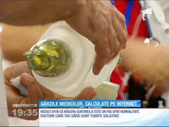 Gărzile medicilor, calculate pe internet