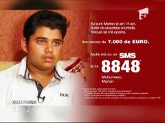 Vreau să ajut! La 14 ani, Marian suferă de obezitate morbidă