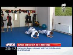 SPECIAL! Pentru mulţi vârsta e doar un număr. Aşa şi-a spus şi-o sudoriţă din Târgovişte, care s-a apucat de arte marţiale la 57 de ani