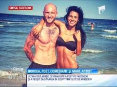 Catalin Bordea, co-prezentator Un show păcătos, este poet, comediant şi mare artist