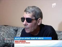 Un nevăzător din Iaşi a aflat că a fost operat la un spital în care n-a călcat niciodată