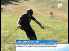 La schi, în mijlocul verii