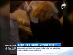 Madonna a dansat pe bar într-un local din capitala Cubei
