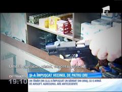 Un tânăr din Cluj și-a împușcat vecinul de patru ori