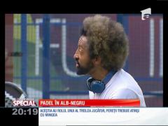 Special! Andrei și Kamara de la Alb Negru, provocați să încerce un sport nou, renumit în Spania, Padel
