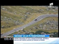 Mașini de epocă într-o cursă pe Transfăgărășan