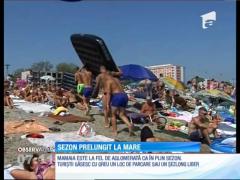 Staţiunea Mamaia, la fel de aglomerată ca în plin sezon