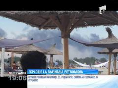UPDATE / BREAKING NEWS: EXPLOZIE la rafinăria Petromidia din Năvodari, urmată de un incendiu puternic. Patru persoane au fost rănite (FOTO, VIDEO)