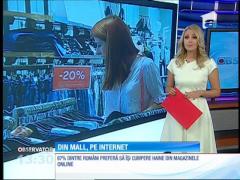 Românii preferă să-şi cumpere haine din magazinele online