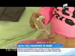 Patru frați abandonați de mamă