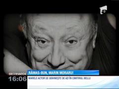 Marin Moraru, condus pe ultimul drum
