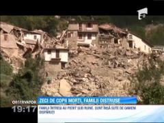 Cutremur violent în Italia. Printre cei 240 de morţi, foarte mulţi sunt copii