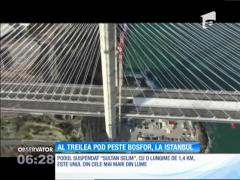 La Istanbul a fost inaugurat cu mare fast cel de-al treilea pod peste Bosfor