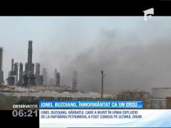Bărbatul ucis în explozia de la rafinăria Petromidia a fost condus pe ultimul drum
