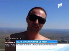 Selfie cu peripeţii pentru un amator de senzaţii tari din Târgu Jiu