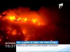 Incendiu la groapa de gunoi. Oraș acoperit de fum toxic!