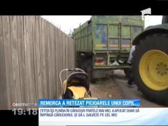 O remorcă ce s-a desprins de un tractor i-a retezat picioarele unei fetiţe de şase ani!