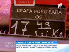 Carnea de porc ar putea deveni un lux