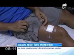 Împușcături în centrul Reșiței! Taximetriștii s-au răfuit cu bâte și pistoale!