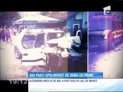 Doi frați spulberați de o dubă de pâine