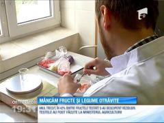 Mâncăm fructe şi legume care conţin chiar şi şapte feluri de pesticide!