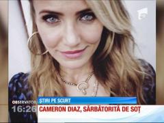 Cameron Diaz, sărbătorită de soț în mediul virtual