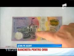 Prima bancnotă tactilă din lume, în Australia