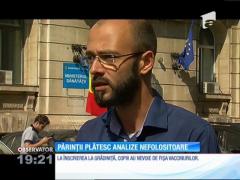 Părinții nu știu că pentru înscrierea la școală, copiii nu au nevoie de analize medicale