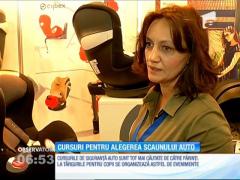 Cursuri pentru alegerea scaunului auto destinat bebelușilor