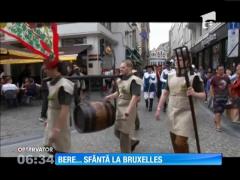 Belgienii l-au omagiat pe sfântul care protejează berarii