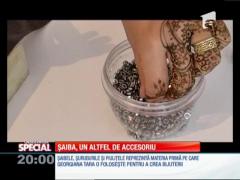 Special! Şaibele, piuliţele şi şuruburile, materia primă pentru a realiza bijuterii