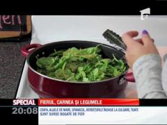 Special! Ceapa, algele de mare şi spanacul sunt surse bogate de fier