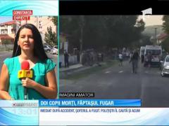 Un tânăr de 23 de ani a lovit mortal cu maşina doi copii de opt şi nouă ani