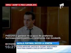 Natalie Portman, succes cu filmul "Jackie" la celebrul festival de la Venetia