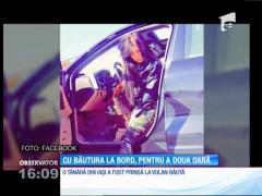 O tânără din Iaşi, prinsă pentru a doua oară băuta la volanul bolidului de lux