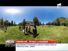 SPECIAL! A apărut praştia uriaşă care trage cu "proiectile umane"