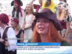 Echipajele velierelor participante la Regata Mării Negre au defilat la Constanţa