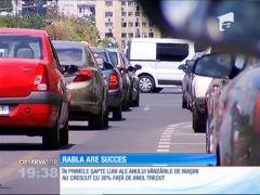 Programul "Rabla" are succes! Vânzări mai mari cu 30% faţă de anul 2015