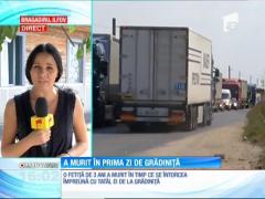 ACCIDENT CUMPLIT pe Şoseaua de Centură a Capitalei: O fetiţă de trei ani a murit după ce bicicleta pe care se afla împreună cu bunicul său a fost lovită de un TIR