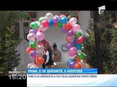 Prima zi de grădiniţă, o aventură