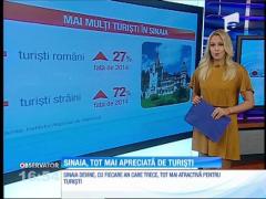Sinaia, tot mai apreciată de turişti