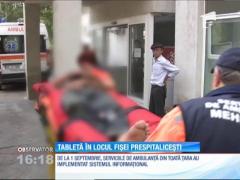 În loc de fişe medicale, medicii de pe ambulanţă vor completa datele pacienţilor pe tabletă. Doctorii nu văd însă cu ochi buni această schimbare