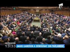 Fostul premier britanic, David Cameron, a demisionat din Parlament