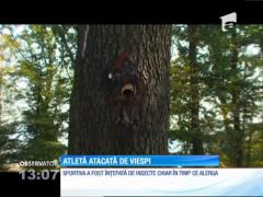 Maratonista Daniela Cîrlan, atacată de un roi de viespi în timpul ce alerga prin pădure