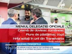 Ce a mâncat preşedintele Franţei, Francois Hollande, în timpul vizitei în România